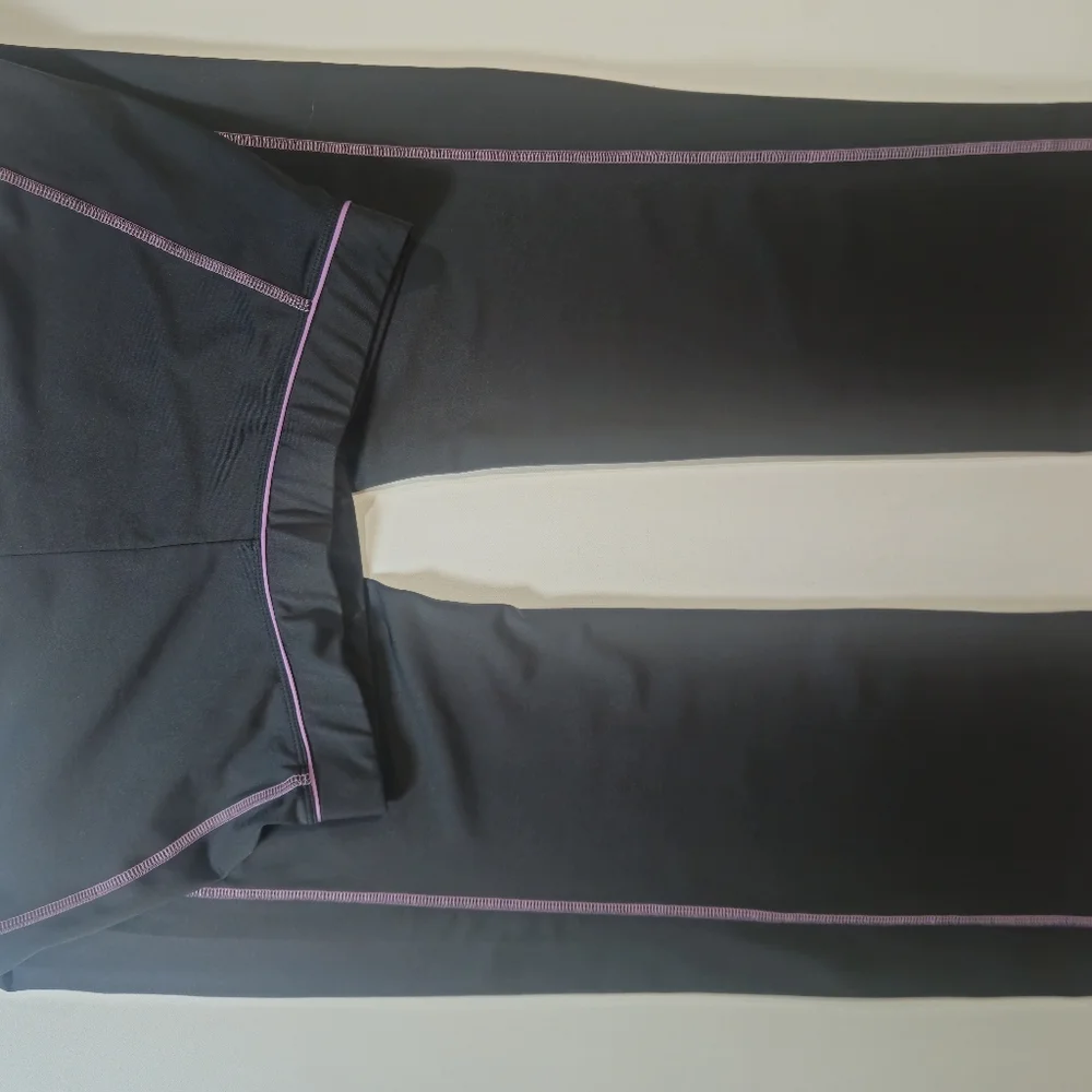 Nike Pants Womens Medium Grey Pink Yoga Gym Activewear‎